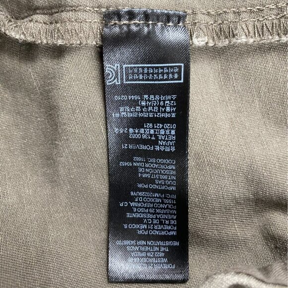 Love 21 Women's Military Field Jacket Small Tribal Embroidered Aztek Tie-Waist - Picture 8 of 16